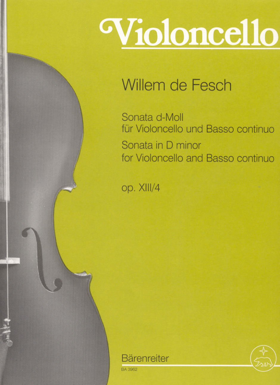 Vorderes Coverbild Sonate für Violoncello und Basso continuo d-Moll op. 13/4