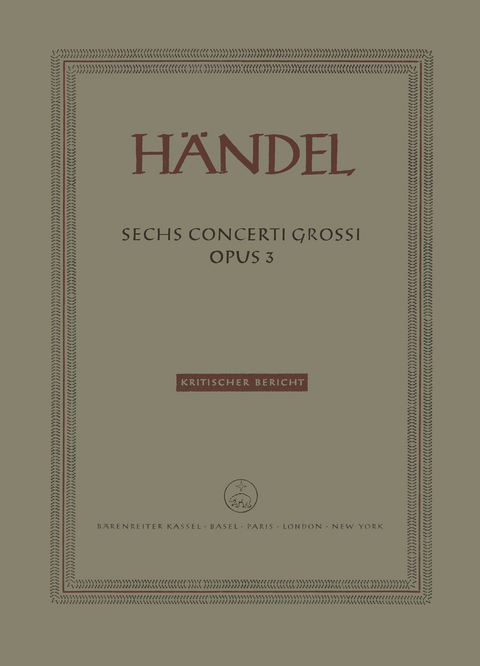 Vorderes Coverbild Sechs Concerti grossi op. 3 HWV 312-317