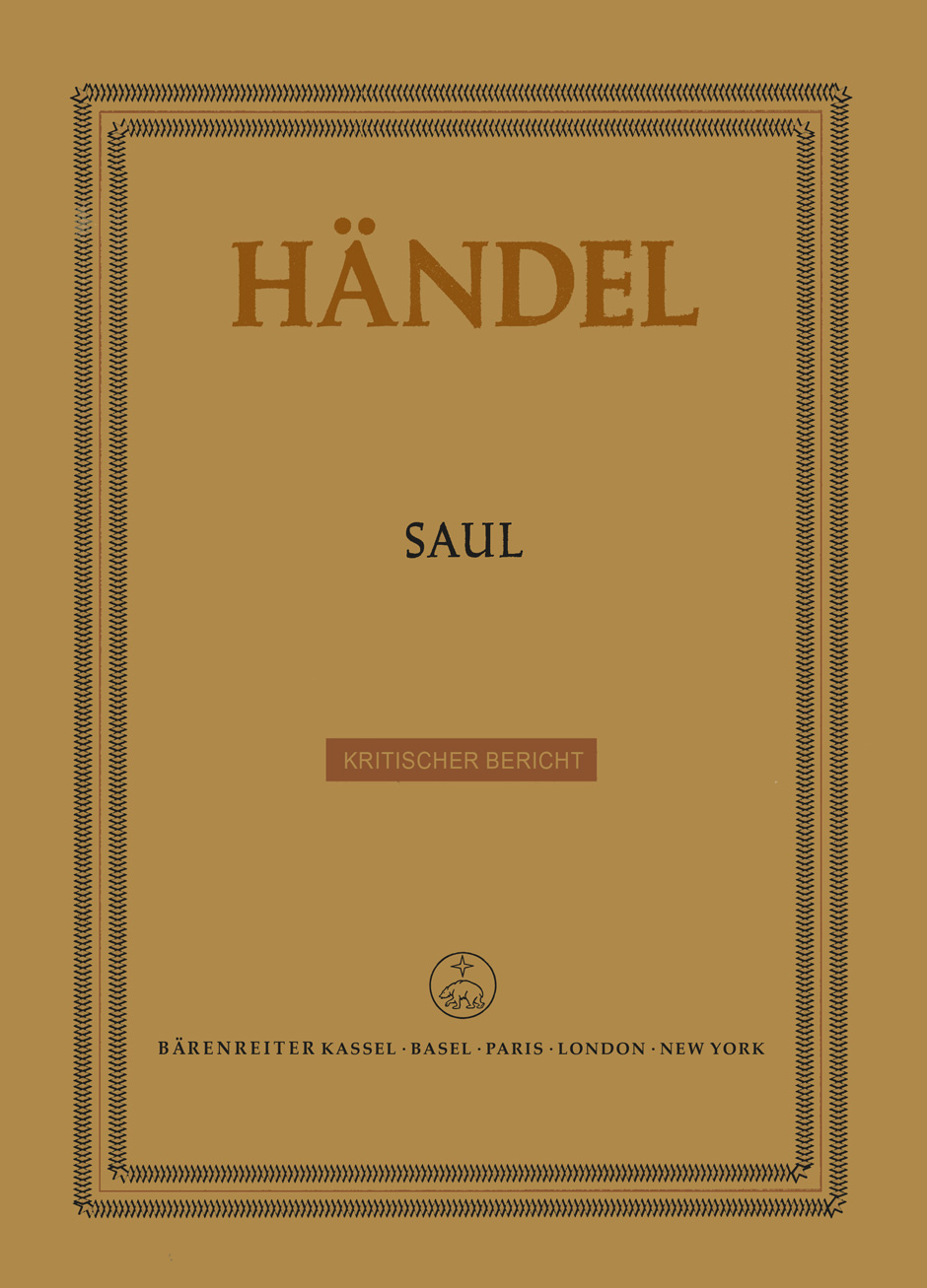 Vorderes Coverbild Saul HWV 53