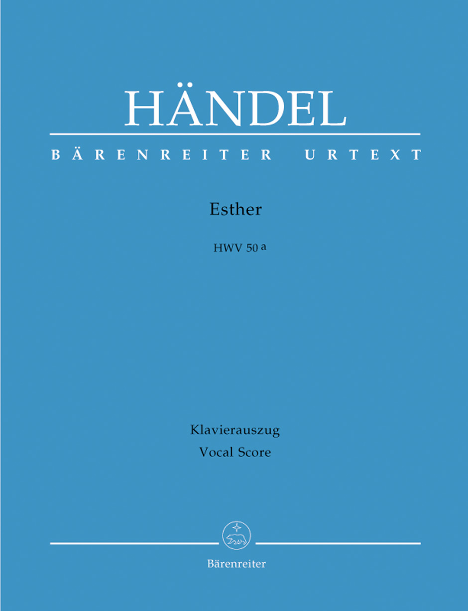 Vorderes Coverbild Esther HWV 50a