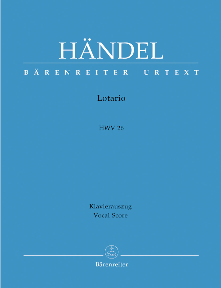 Vorderes Coverbild Lotario HWV 26