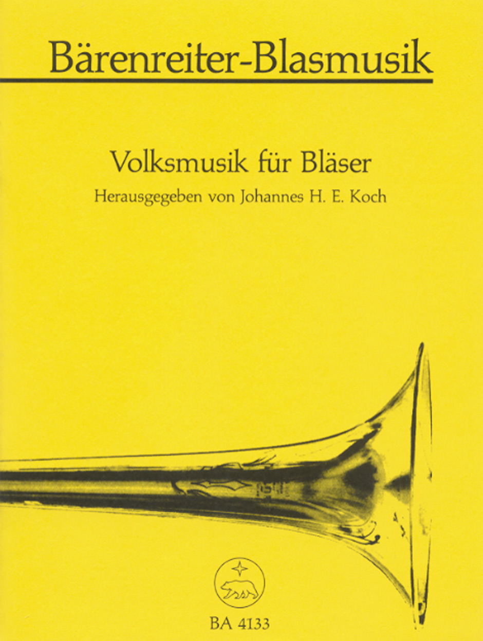 Vorderes Coverbild Volksmusik für Bläser
