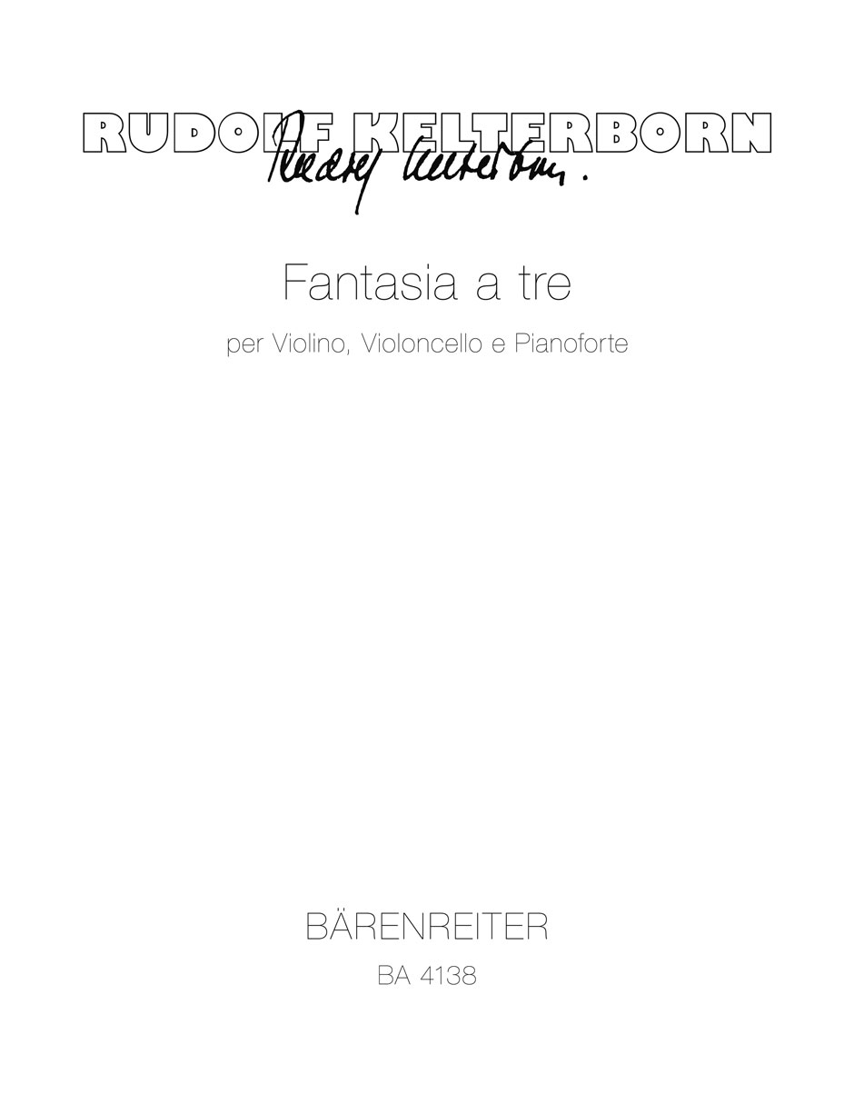 Vorderes Coverbild Fantasia a tre per Violino, Violoncello e Pianoforte (1967)
