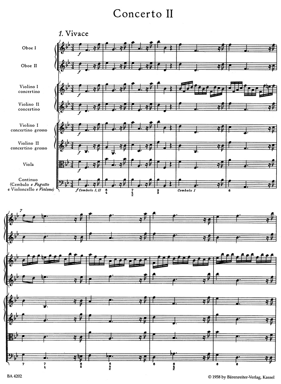 Anderes Coverbild Concerto grosso B-Dur op. 3/2 HWV 313