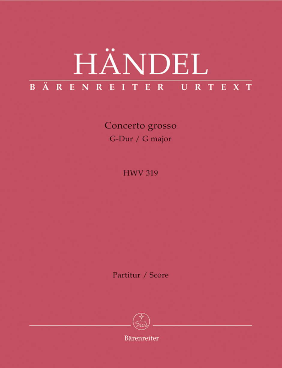 Vorderes Coverbild Concerto grosso G-Dur op. 6/1 HWV 319