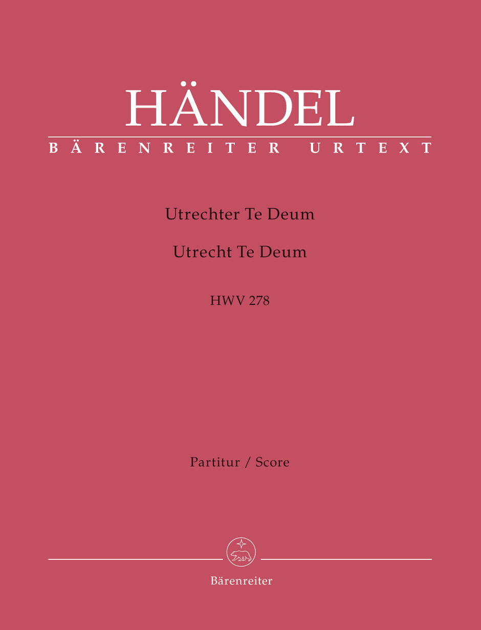 Vorderes Coverbild Utrechter Te Deum HWV 278