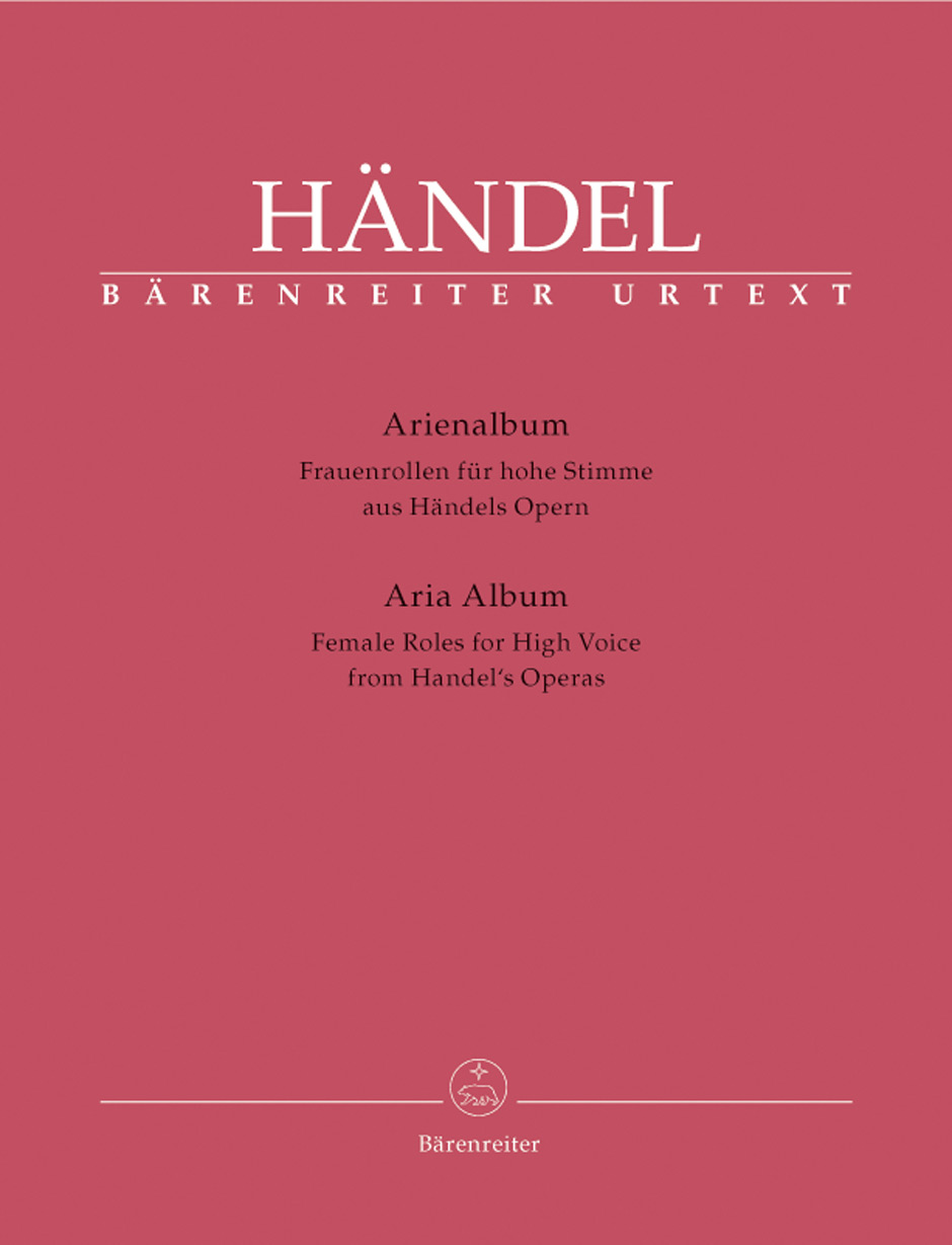 Vorderes Coverbild Arienalbum aus Händels Opern