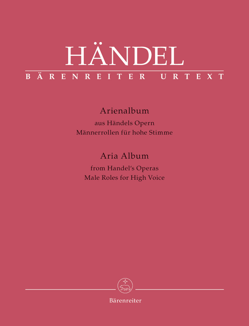 Vorderes Coverbild Arienalbum aus Händels Opern