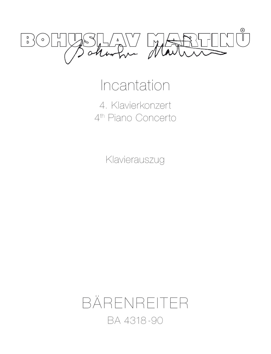 Vorderes Coverbild Incantation (1955/1956)