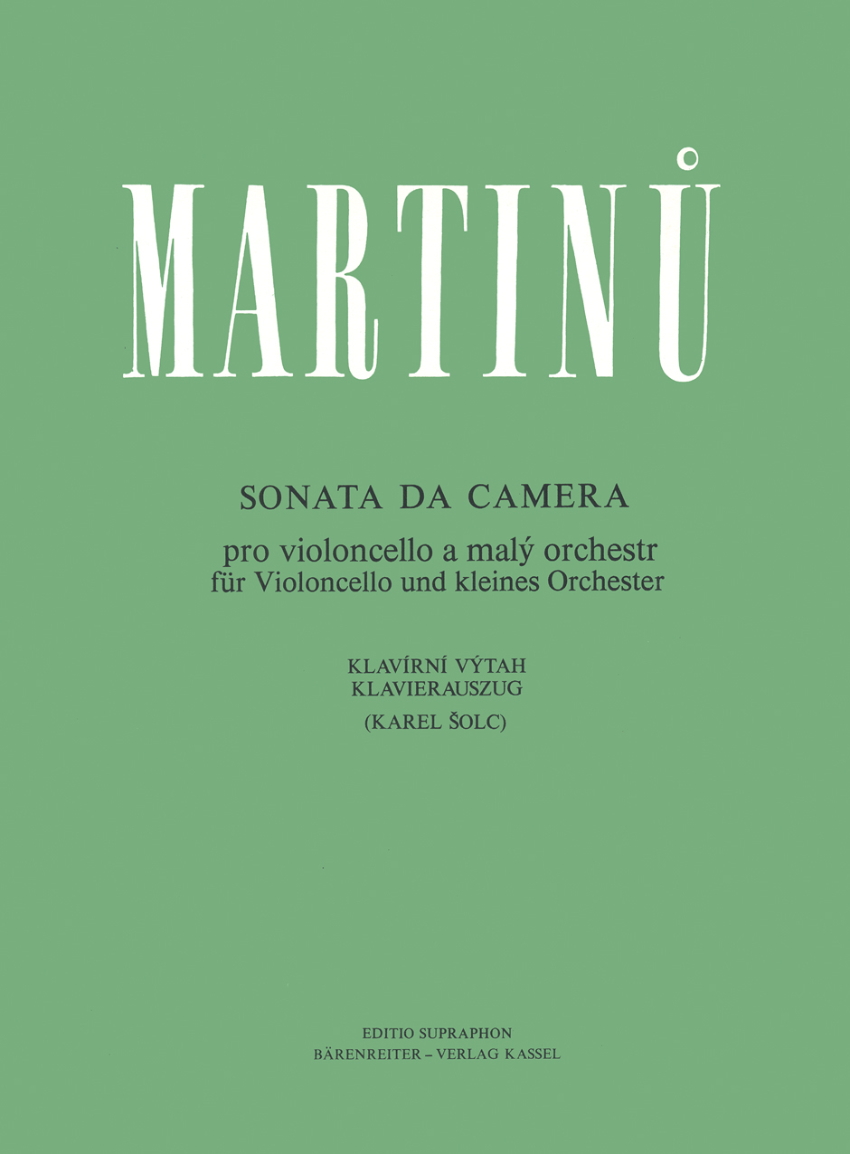 Vorderes Coverbild Sonata da camera für Violoncello und Kammerorchester (1940)