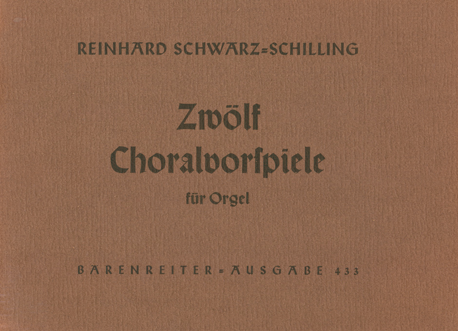 Vorderes Coverbild Zwölf Choralvorspiele