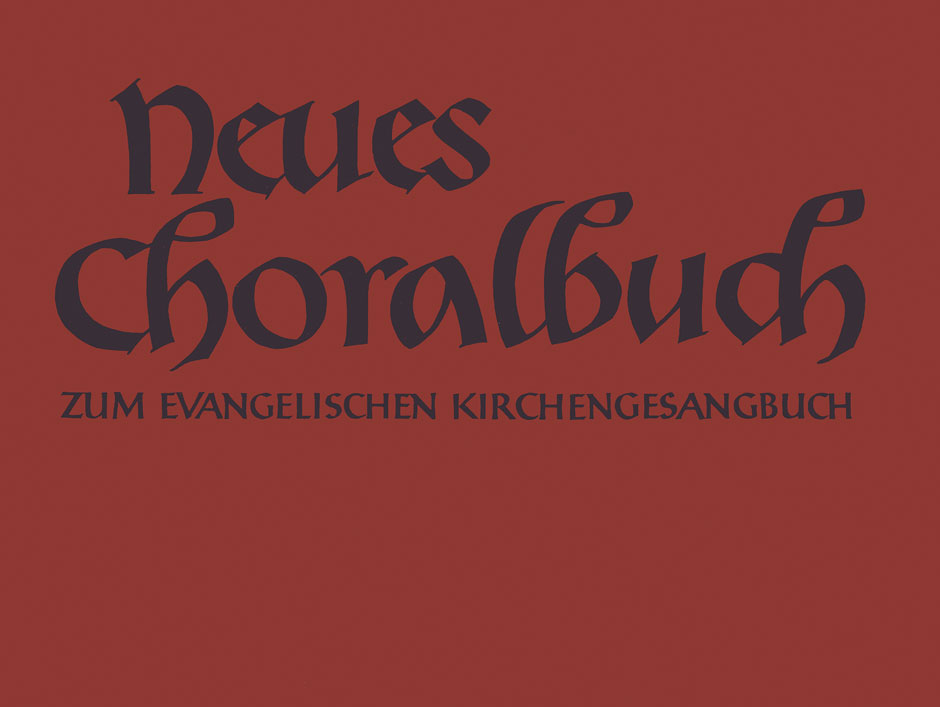 Vorderes Coverbild Neues Choralbuch zum (alten) Evangelischen Kirchengesangbuch (EKG). Stammausgabe