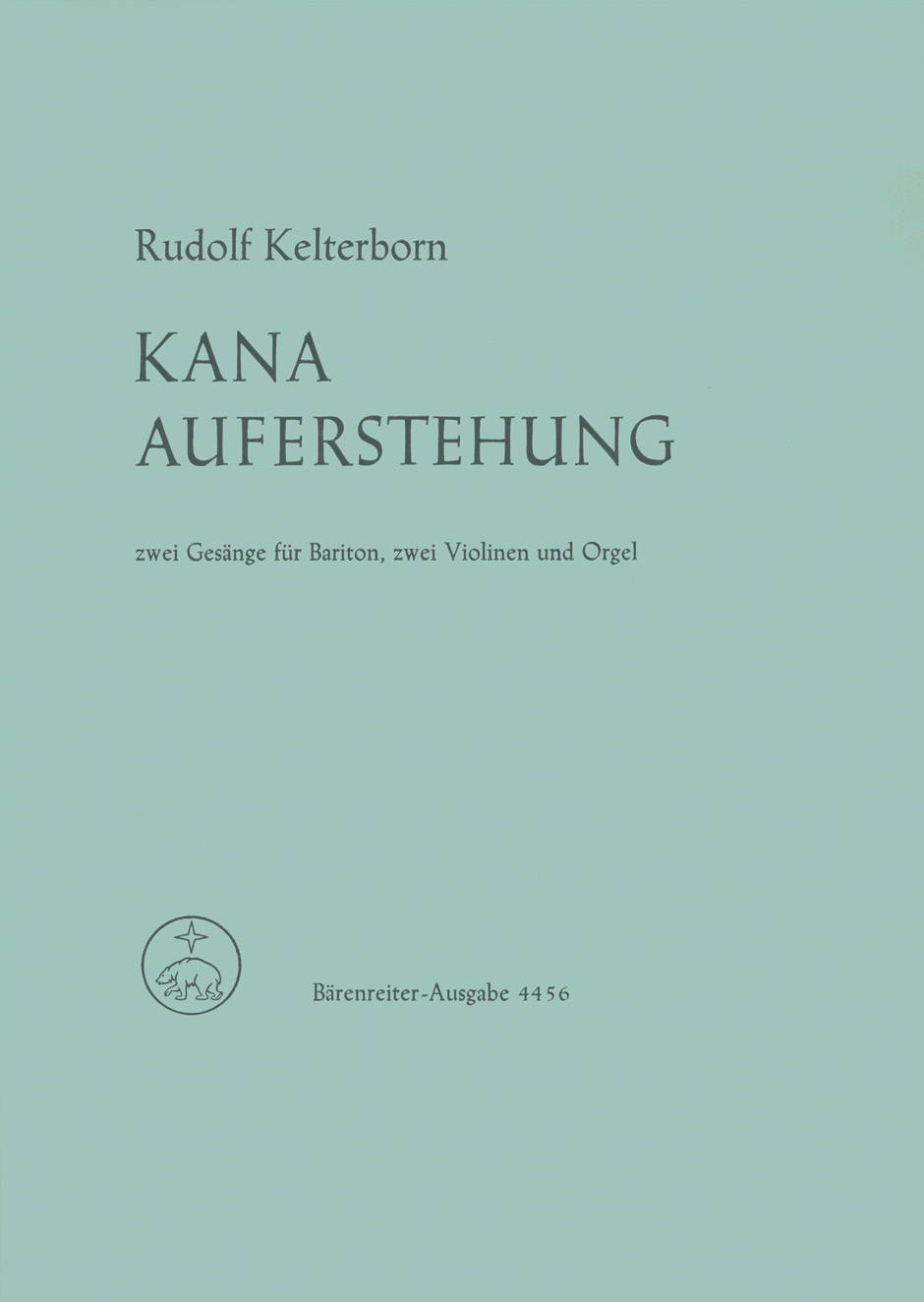 Vorderes Coverbild Kana - Auferstehung (1964)