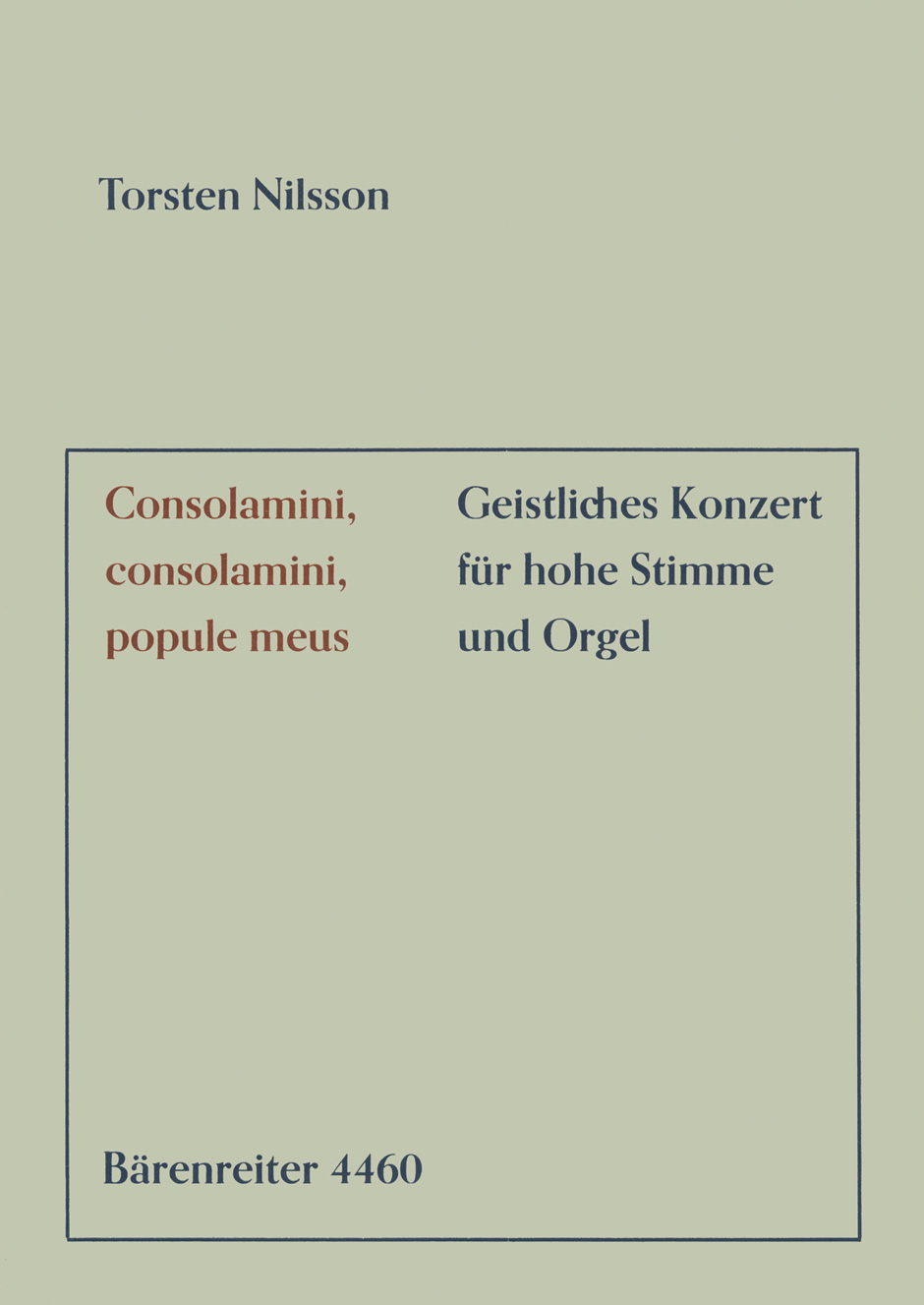 Vorderes Coverbild Consolamini, consolamini, populus meus