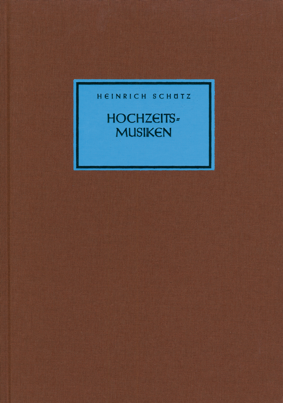 Vorderes Coverbild Hochzeitsmusiken