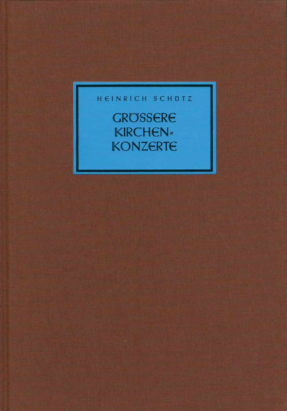 Vorderes Coverbild Größere Kirchenkonzerte