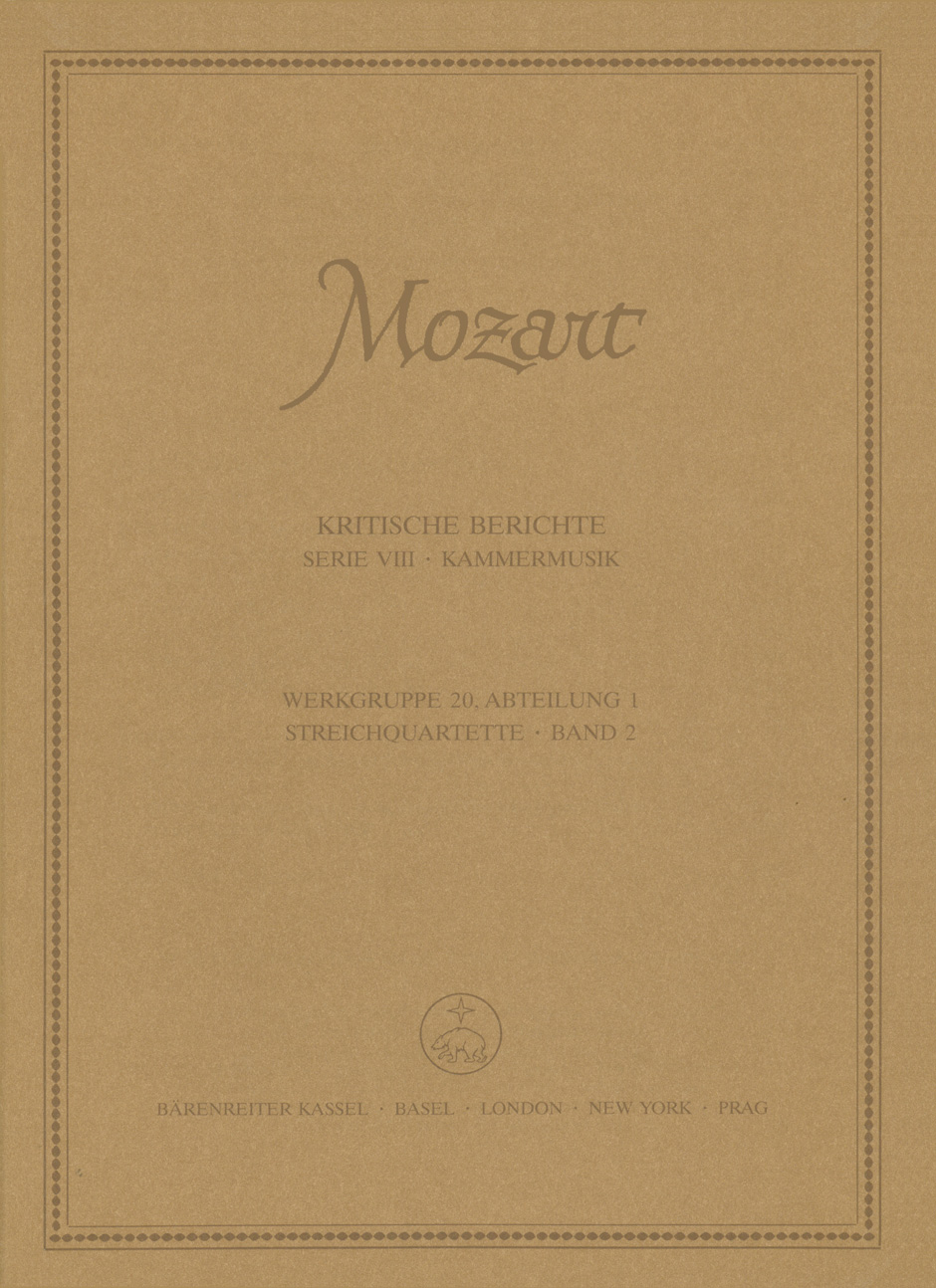 Vorderes Coverbild Streichquartette, Band 2