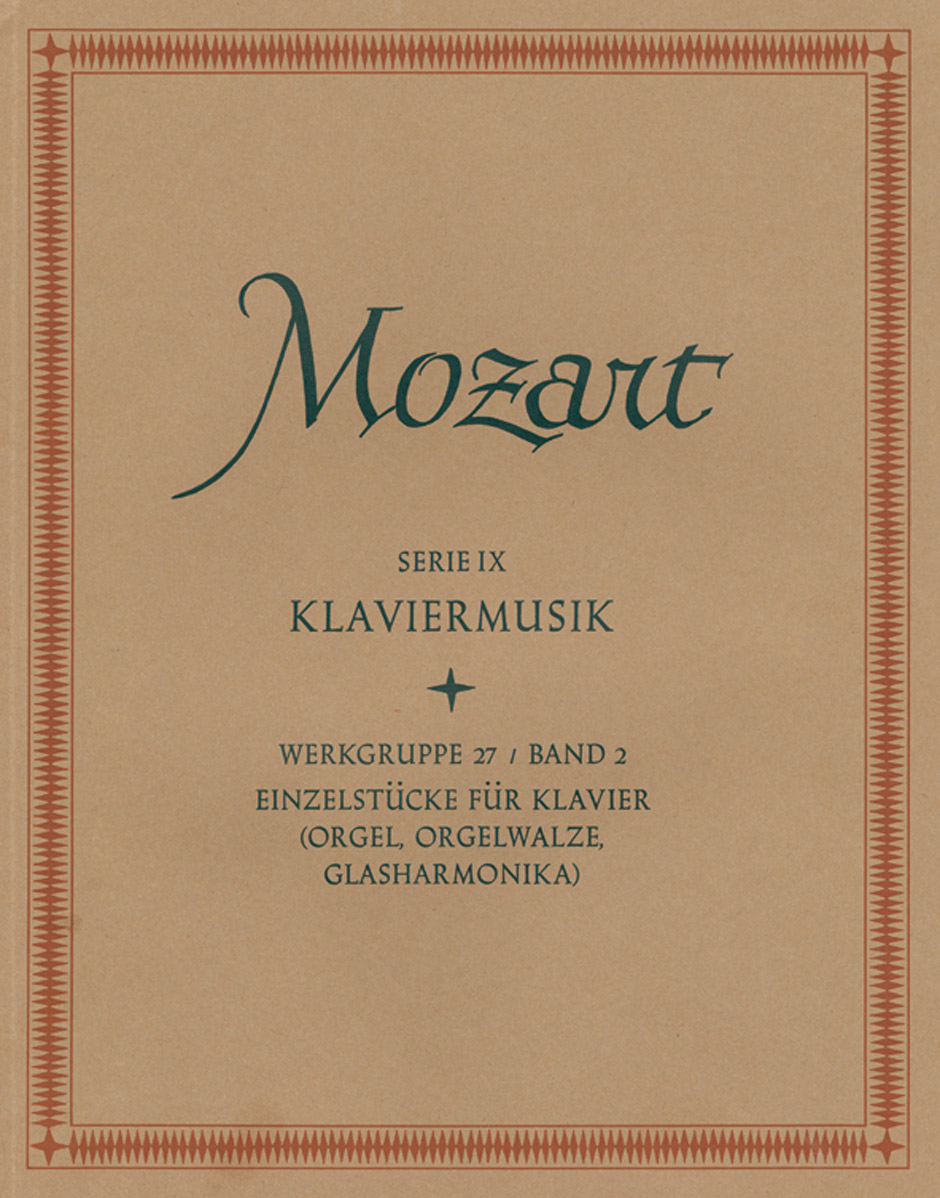 Vorderes Coverbild Einzelstücke für Klavier (Orgel, Orgelwalze, Glasharmonika)