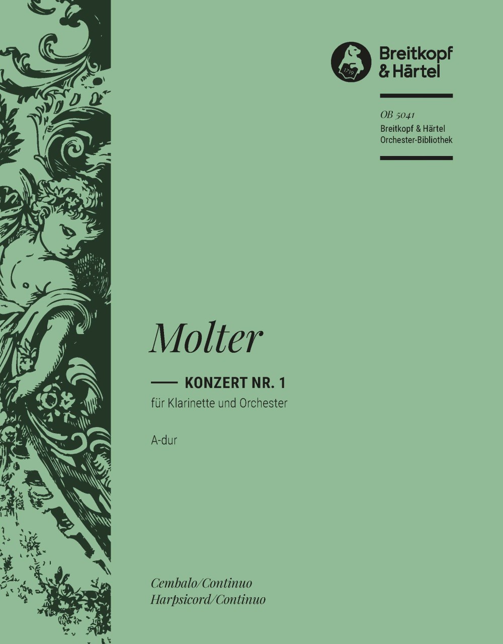 Vorderes Coverbild Konzert für Klarinette und Orchester Nr. 1 A-Dur