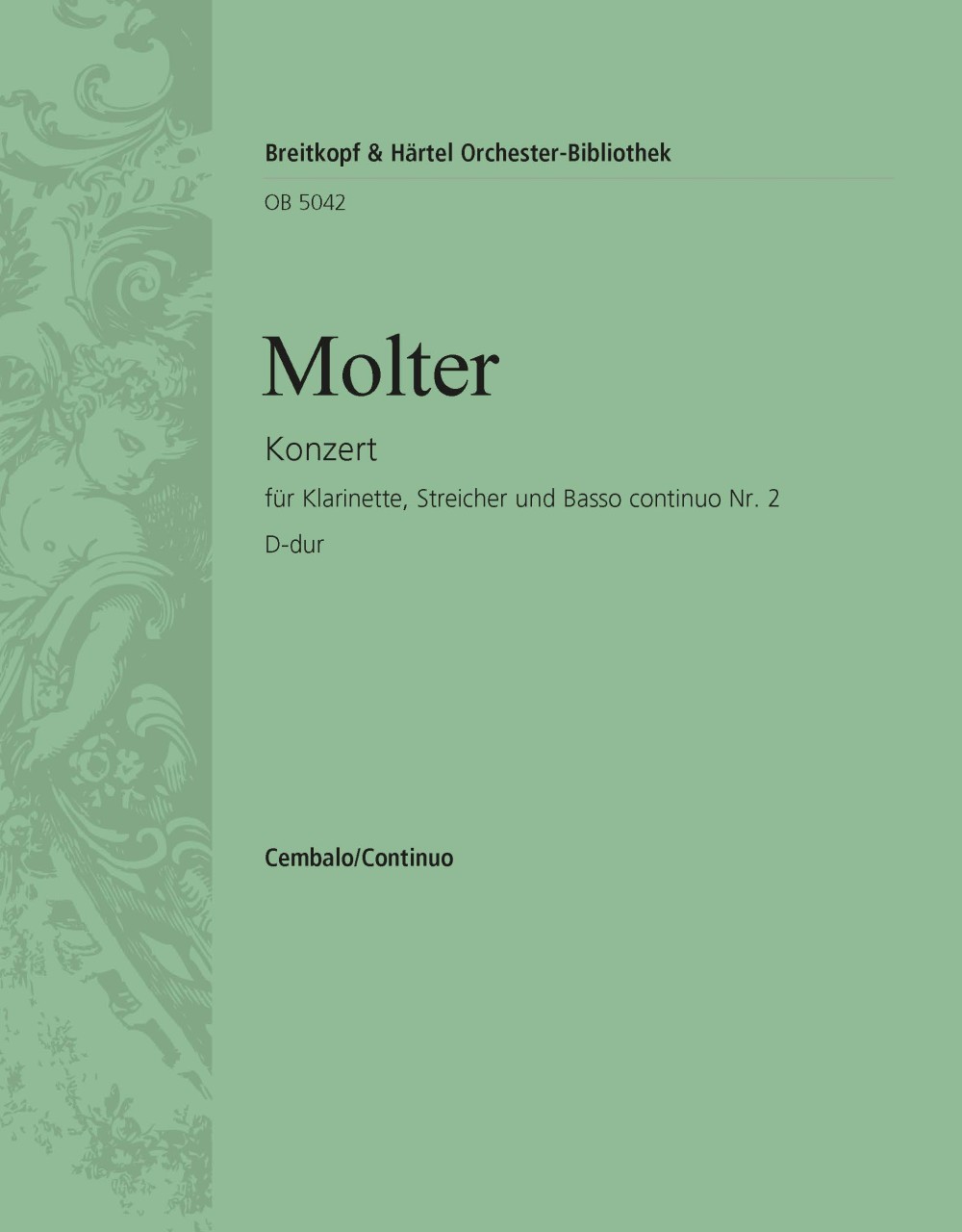 Vorderes Coverbild Klarinettenkonzert Nr. 2 D-dur