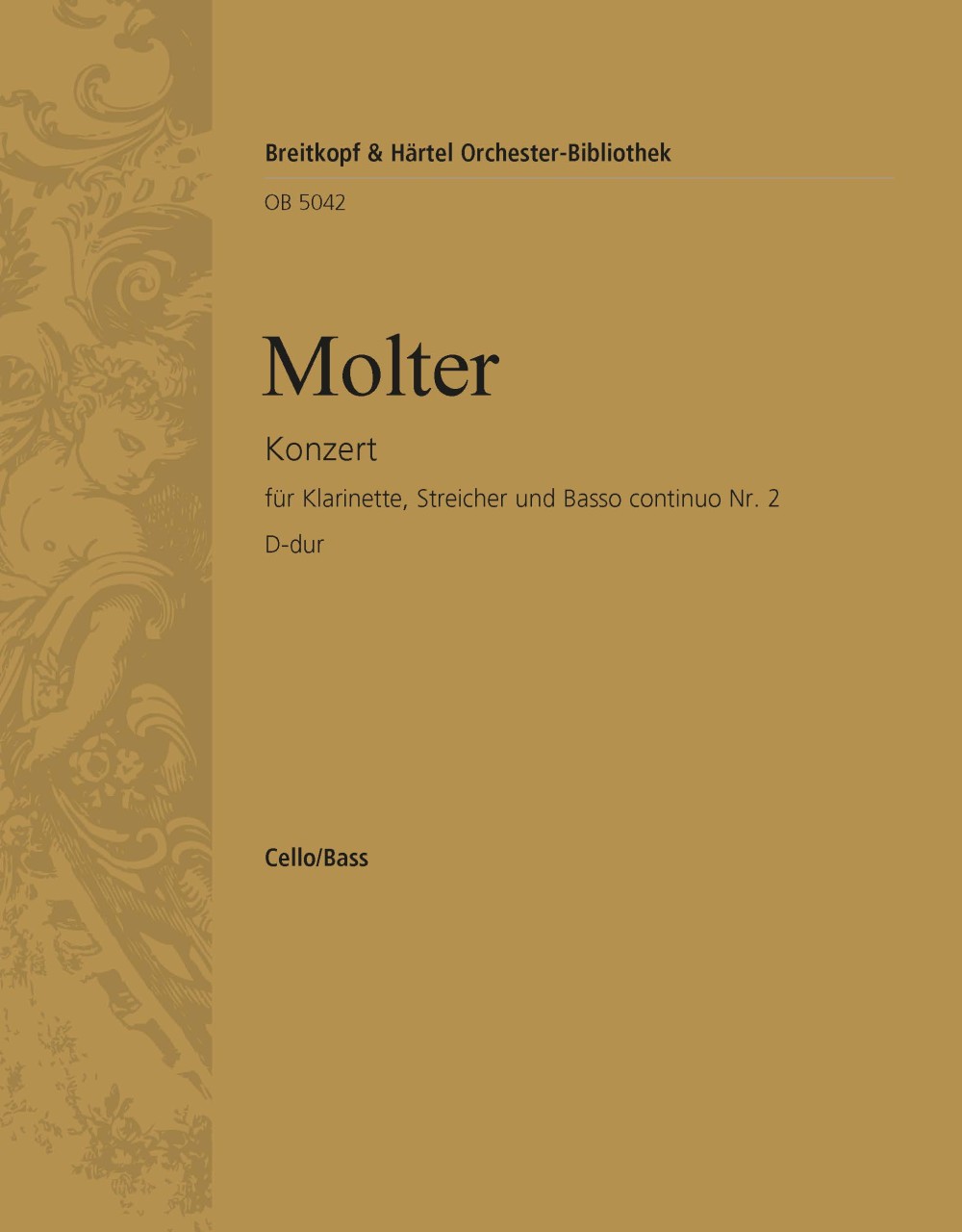 Vorderes Coverbild Klarinettenkonzert Nr. 2 D-dur