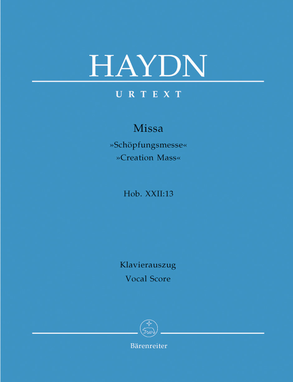 Vorderes Coverbild Missa B-Dur Hob. XXII:13 "Schöpfungsmesse"