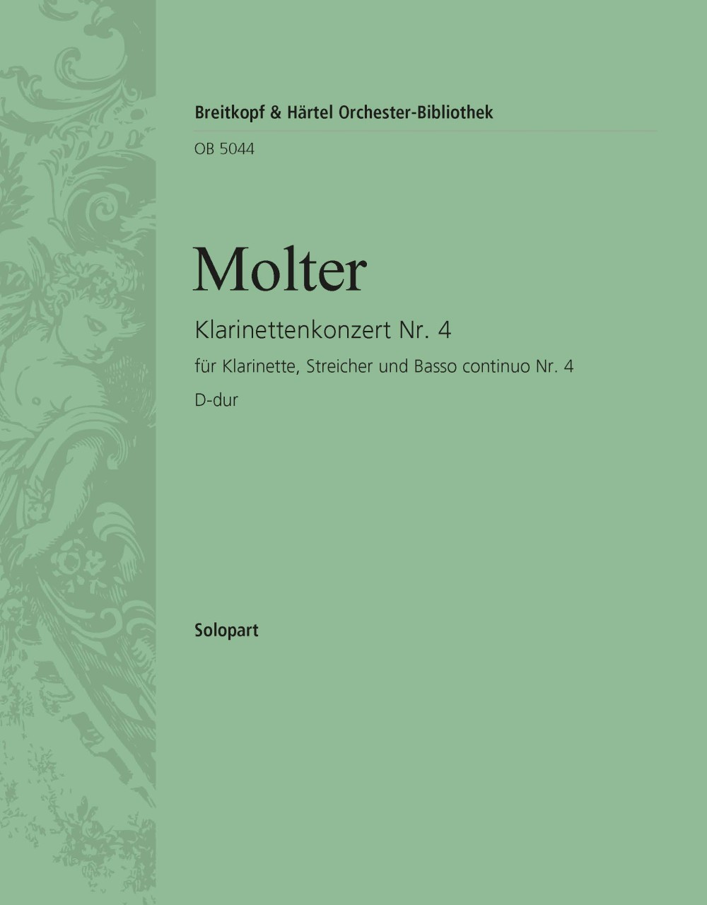 Vorderes Coverbild Konzert für Klarinette und Orchester Nr. 4 D-Dur