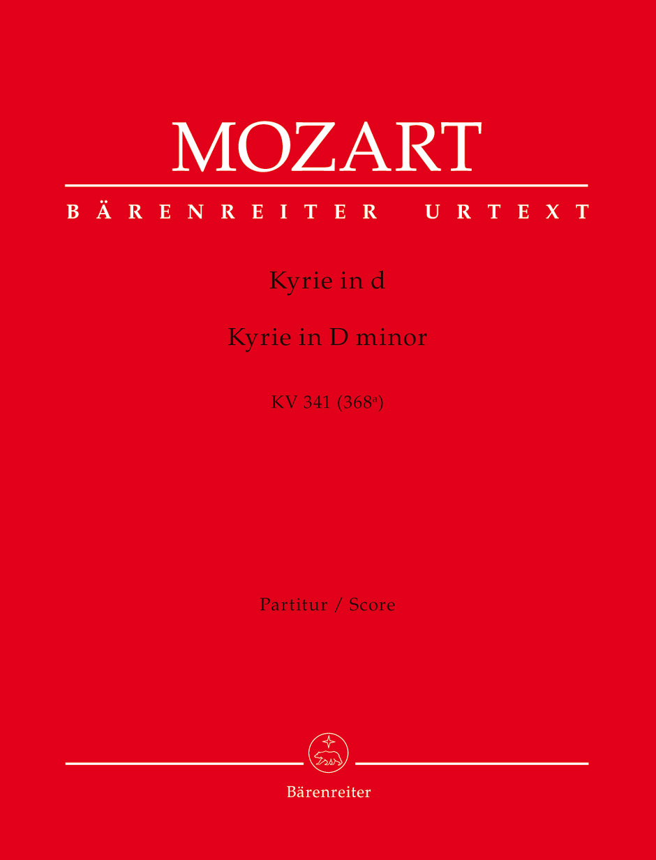Vorderes Coverbild Kyrie d-Moll KV 341 (368a)