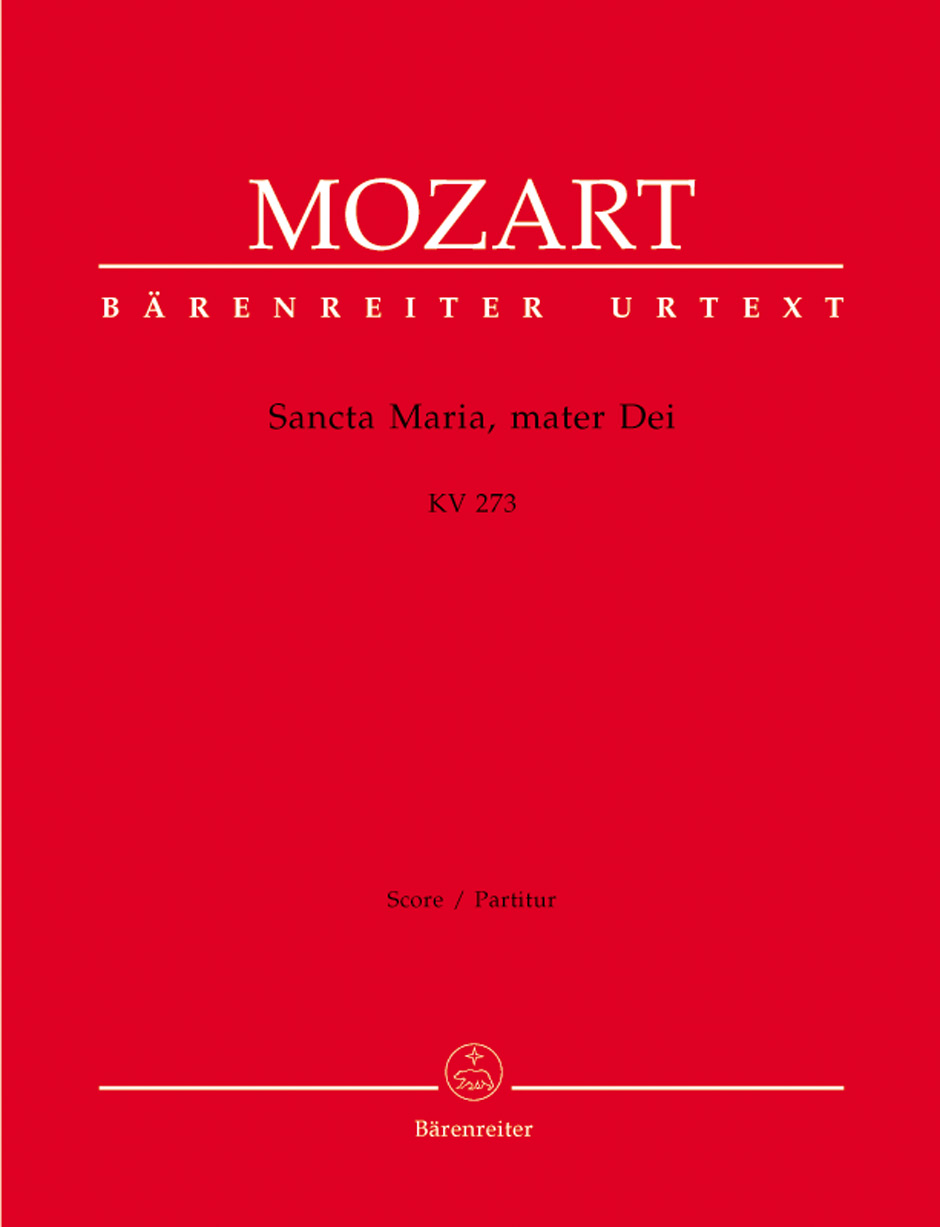 Vorderes Coverbild Sancta Maria, mater Dei KV 273