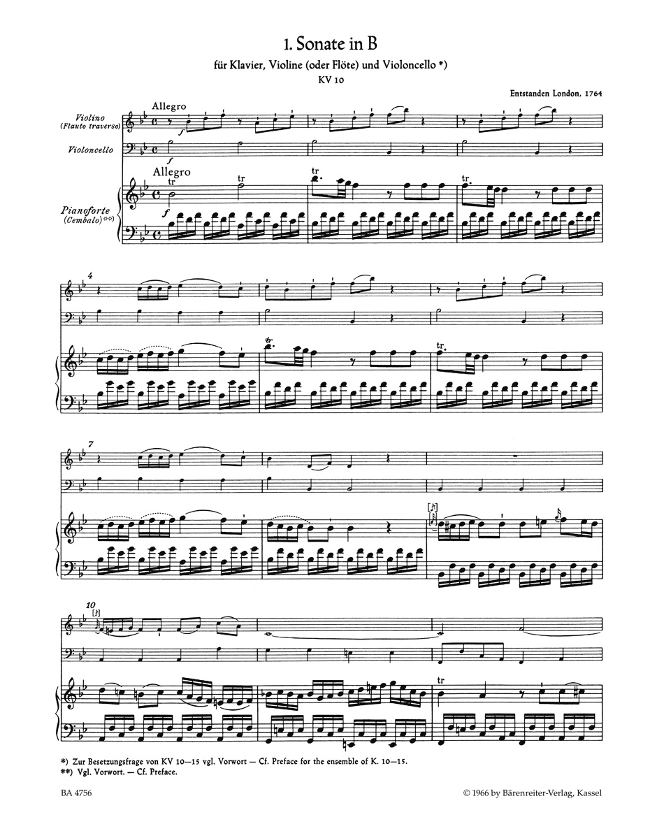 Anderes Coverbild Sechs Sonaten für Klavier (Cembalo), Violine (Flöte) und Violoncello