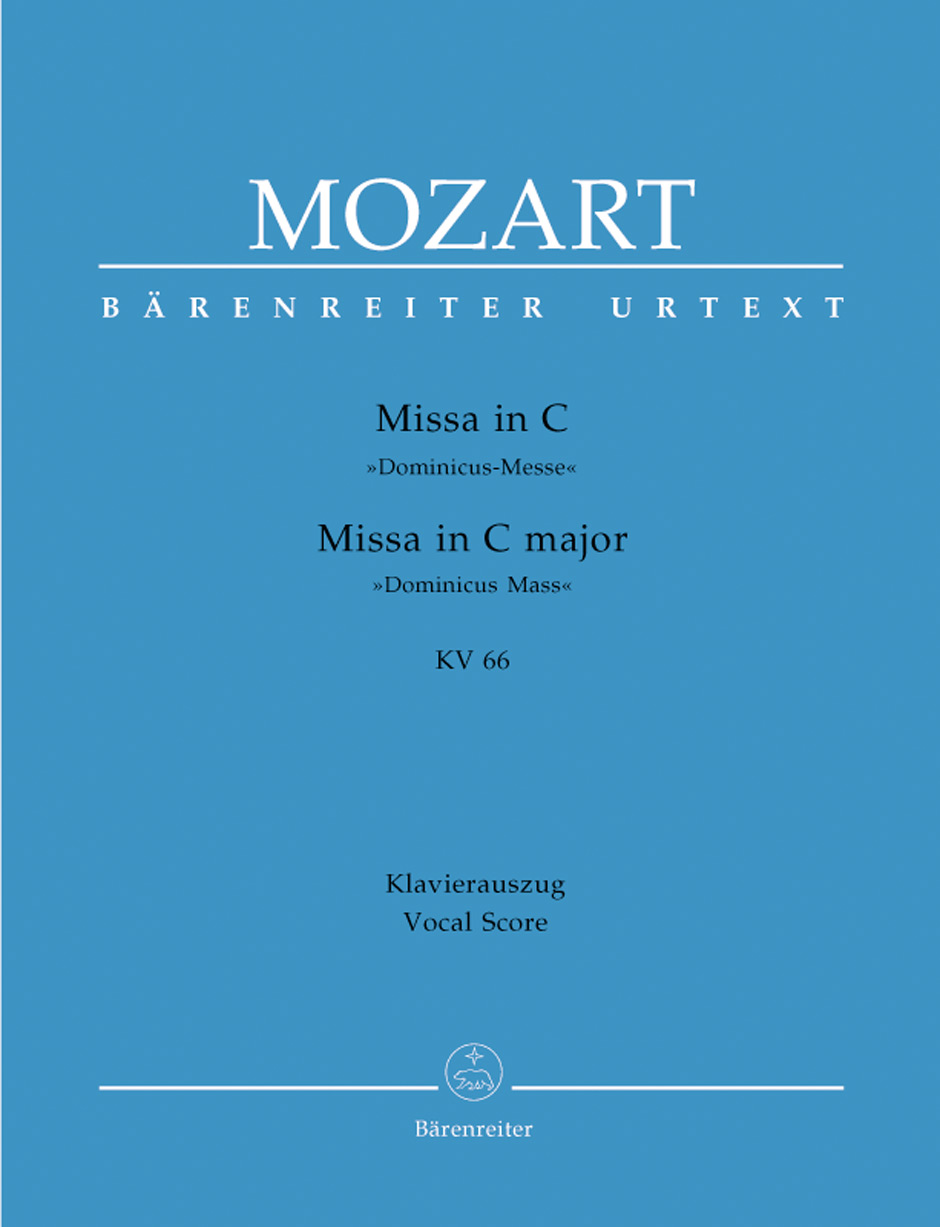 Vorderes Coverbild Missa C-Dur KV 66 "Dominicus Messe"