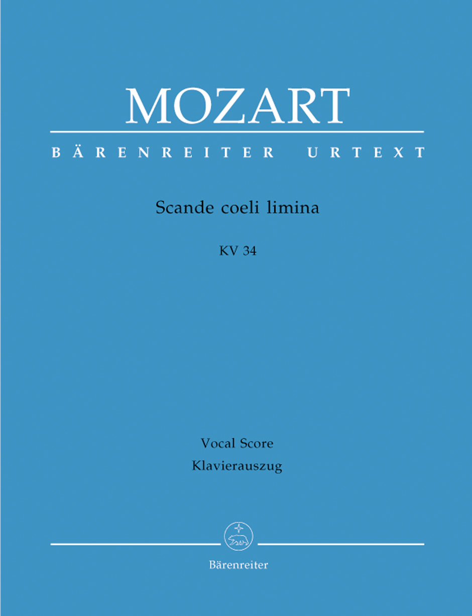 Vorderes Coverbild Scande coeli limina KV 34