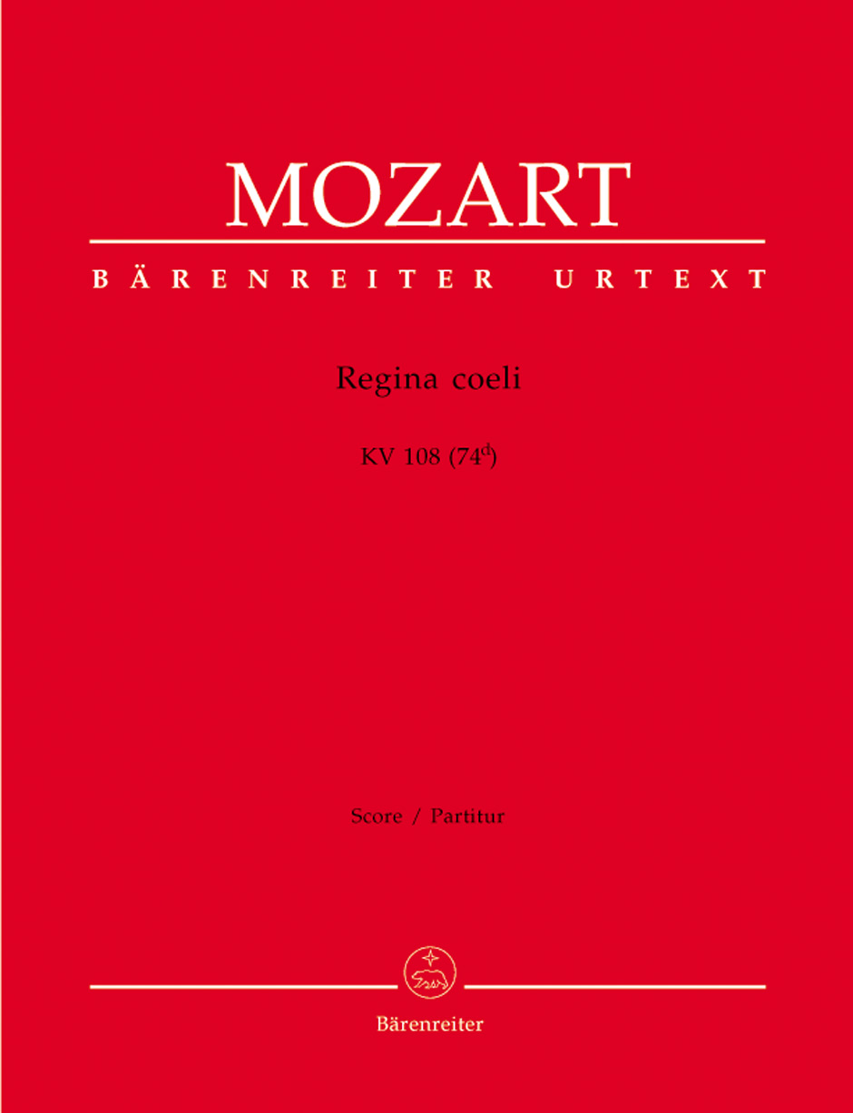 Vorderes Coverbild Regina coeli KV 108 (74d)