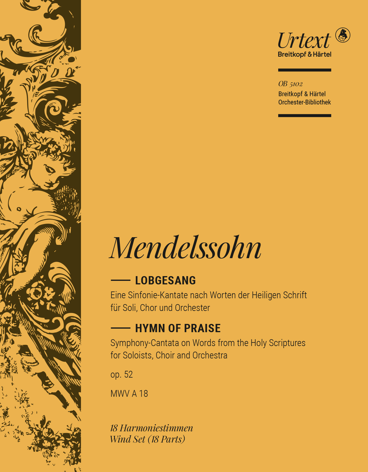 Vorderes Coverbild Lobgesang op. 52 MWV A 18