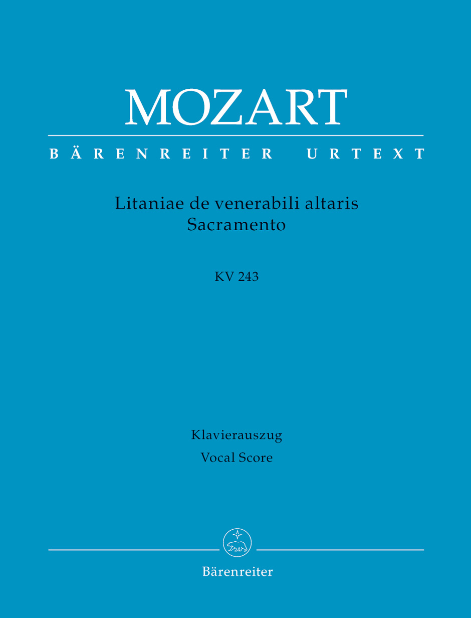 Vorderes Coverbild Litaniae de venerabili altaris Sacramento Es-Dur KV 243