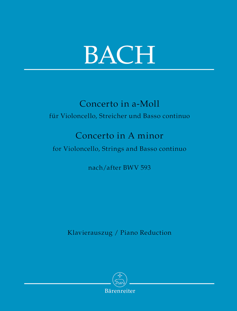 Vorderes Coverbild Concerto für Violoncello, Streicher und Basso continuo a-Moll