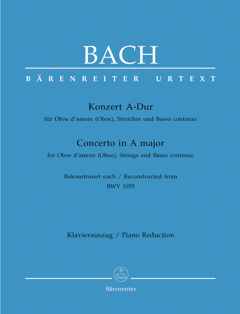 Vorderes Coverbild Konzert für Oboe d'amore (Oboe), Streicher und Basso continuo A-Dur