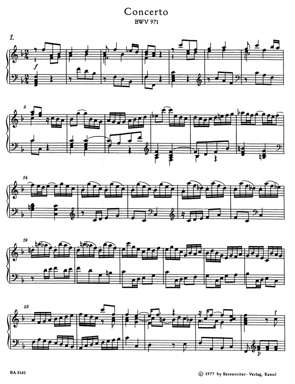 Anderes Coverbild Italienisches Konzert / Französische Ouvertüre BWV 971, 831