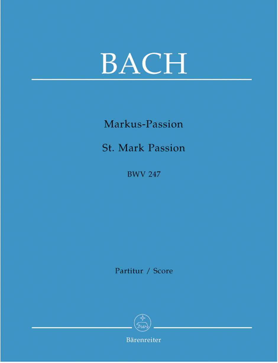 Vorderes Coverbild Markus-Passion BWV 247