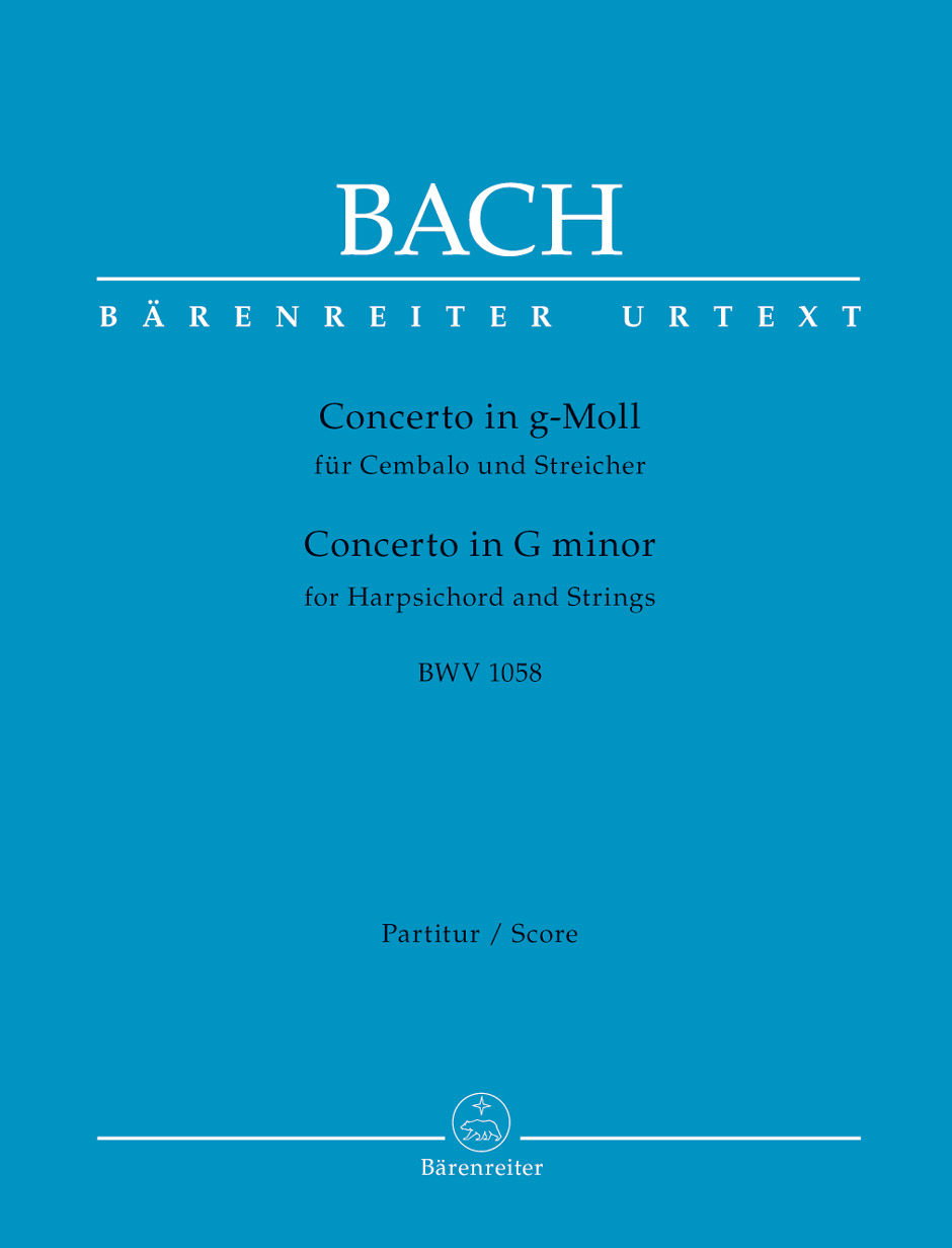 Vorderes Coverbild Concerto für Cembalo und Streicher g-Moll BWV 1058