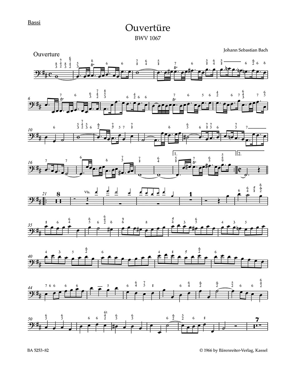 Anderes Coverbild Ouvertüre (Orchestersuite) h-Moll BWV 1067