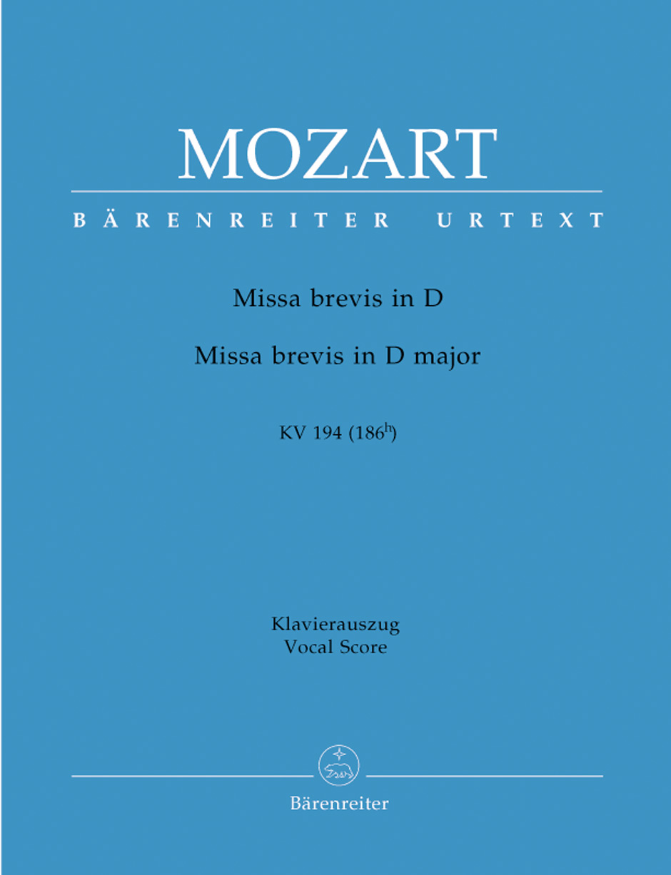 Vorderes Coverbild Missa brevis D-Dur KV 194 (186h)