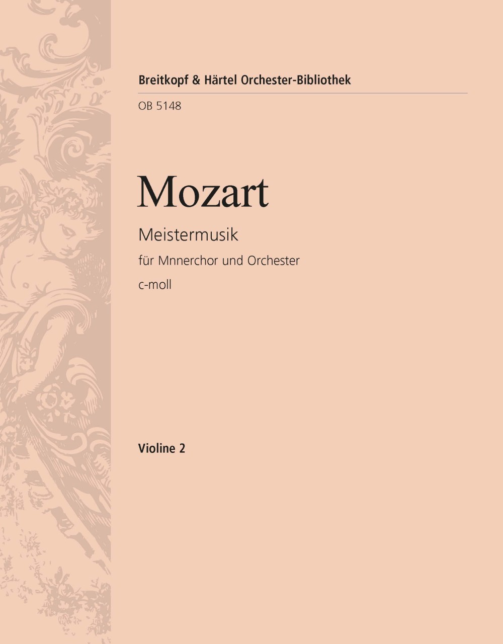 Vorderes Coverbild Meistermusik c-moll nach KV 477 (479a) "für Chor und Orchester"
