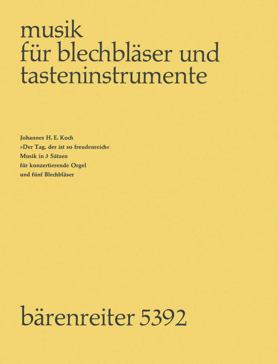 Vorderes Coverbild Der Tag, der ist so freudenreich (1966)