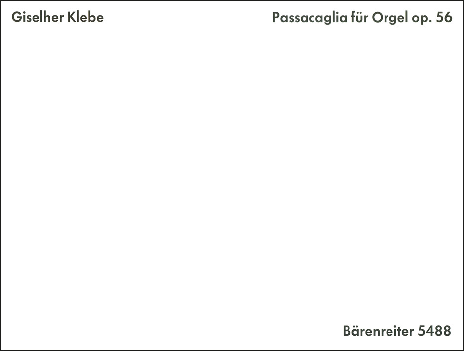 Anderes Coverbild Passacaglia (1968)