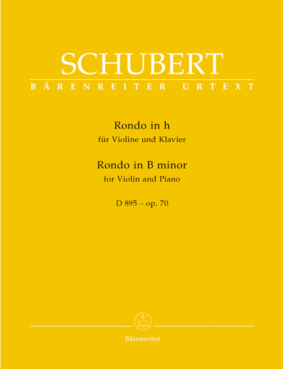 Vorderes Coverbild Rondo für Violine und Klavier h-Moll op. 70 D 895