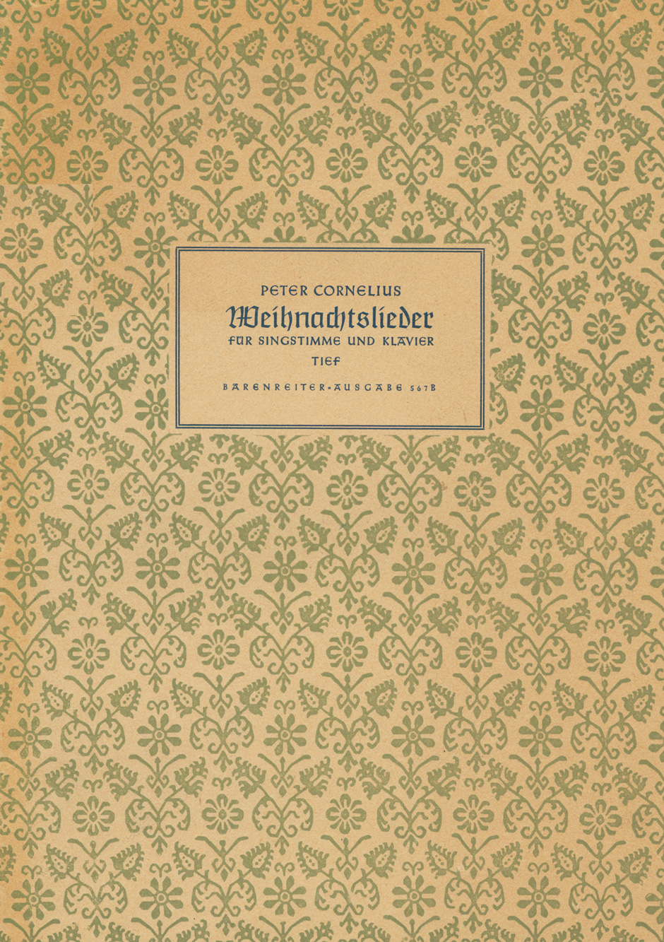 Vorderes Coverbild Weihnachtslieder für Singstimme und Klavier op. 8