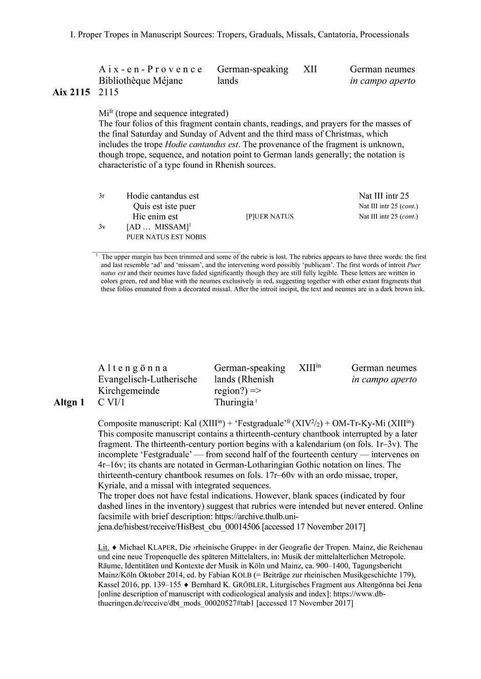 Anderes Coverbild Troparia tardiva II