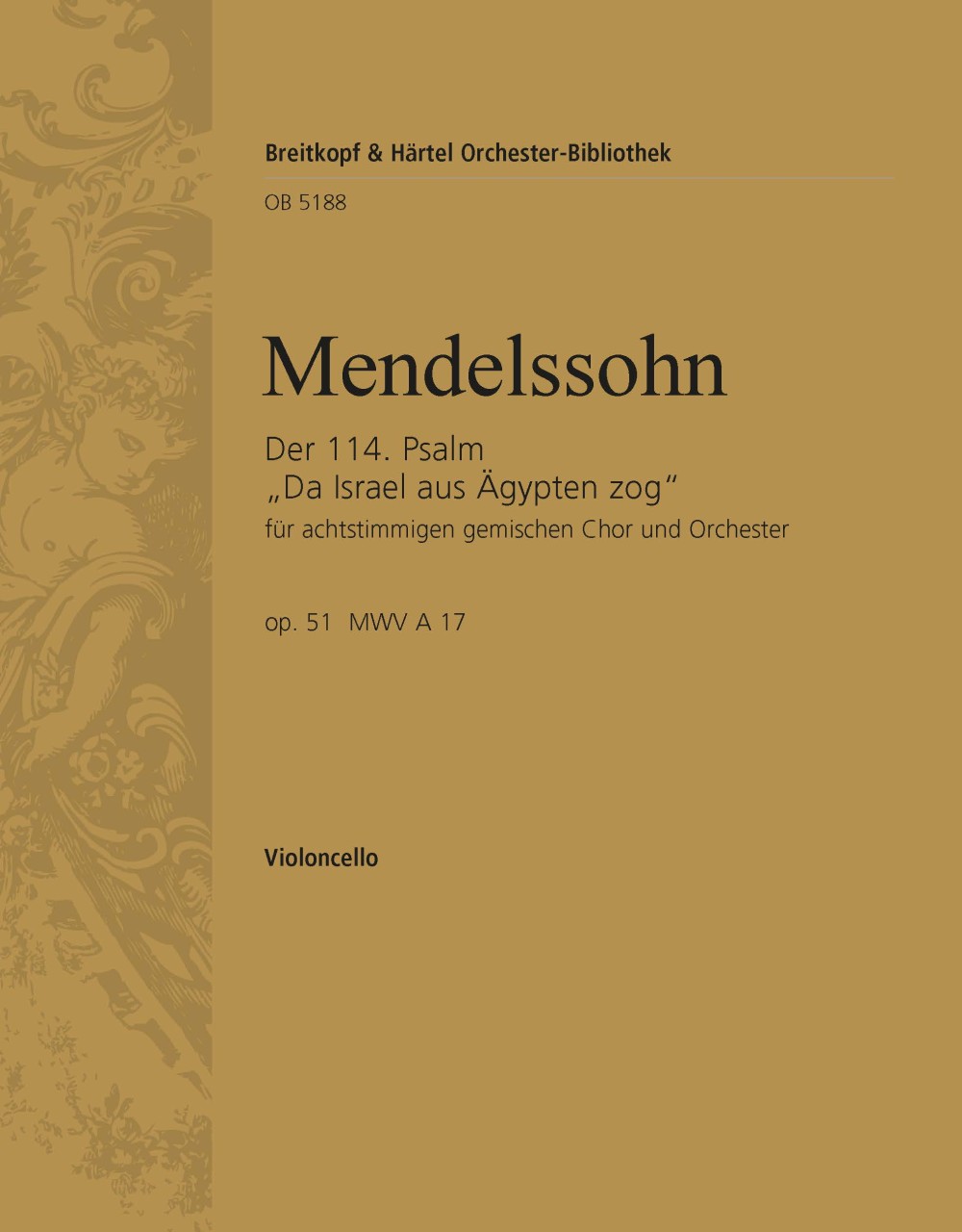Vorderes Coverbild Der 114. Psalm op. 51