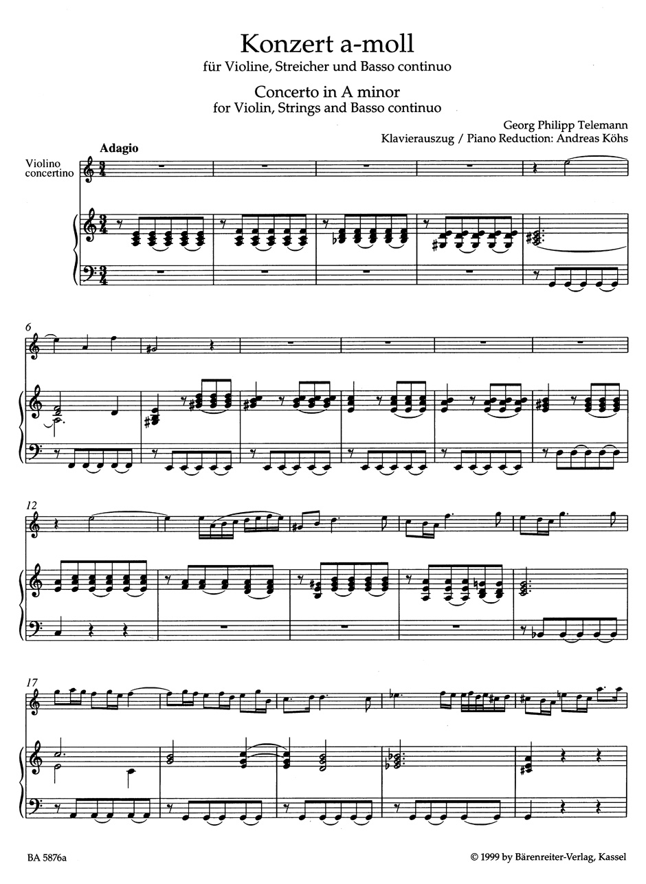 Anderes Coverbild 3 Konzerte für Violine und Orchester